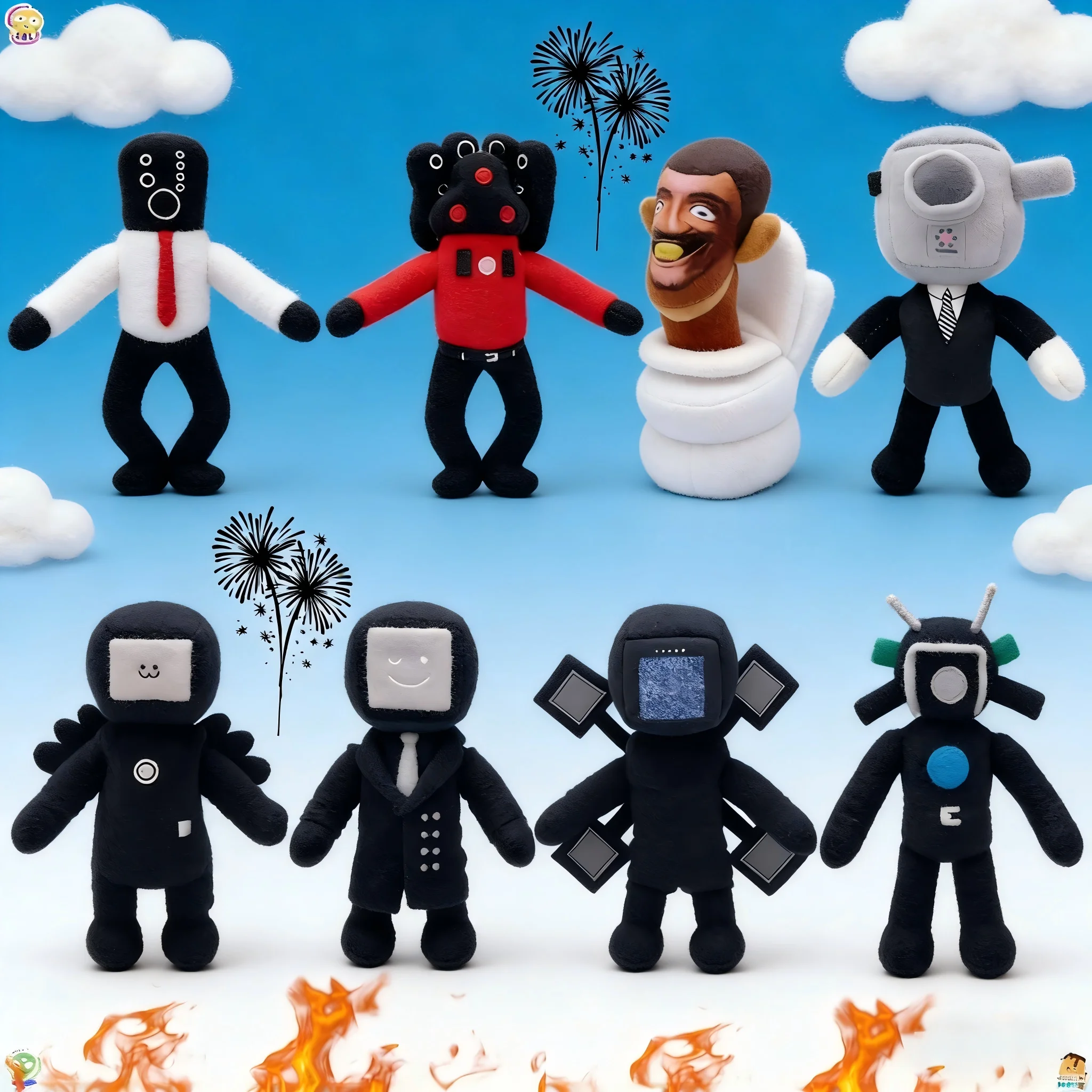 KK Hot wacky Plush Doll Toys Collectible Gifts for Kids Fans Adults Birthday Anime Game Figure Plush toys Skibidi Toilet Stuffed
KK Hot wacky Plush Doll Toys Collectible Gifts for Kids Fans Adults Birthday Anime Game Figure Plush toys Skibidi Toilet Stuffed