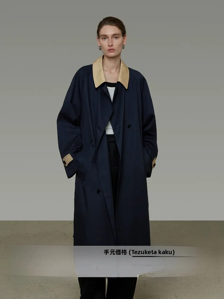 Long Oversized Straight Cut Double Breasted Coat for Women Spring 2026 New Style Simple Cotton Windbreaker by Unsoken
Long Oversized Straight Cut Double Breasted Coat for Women Spring 2026 New Style Simple Cotton Windbreaker by Unsoken