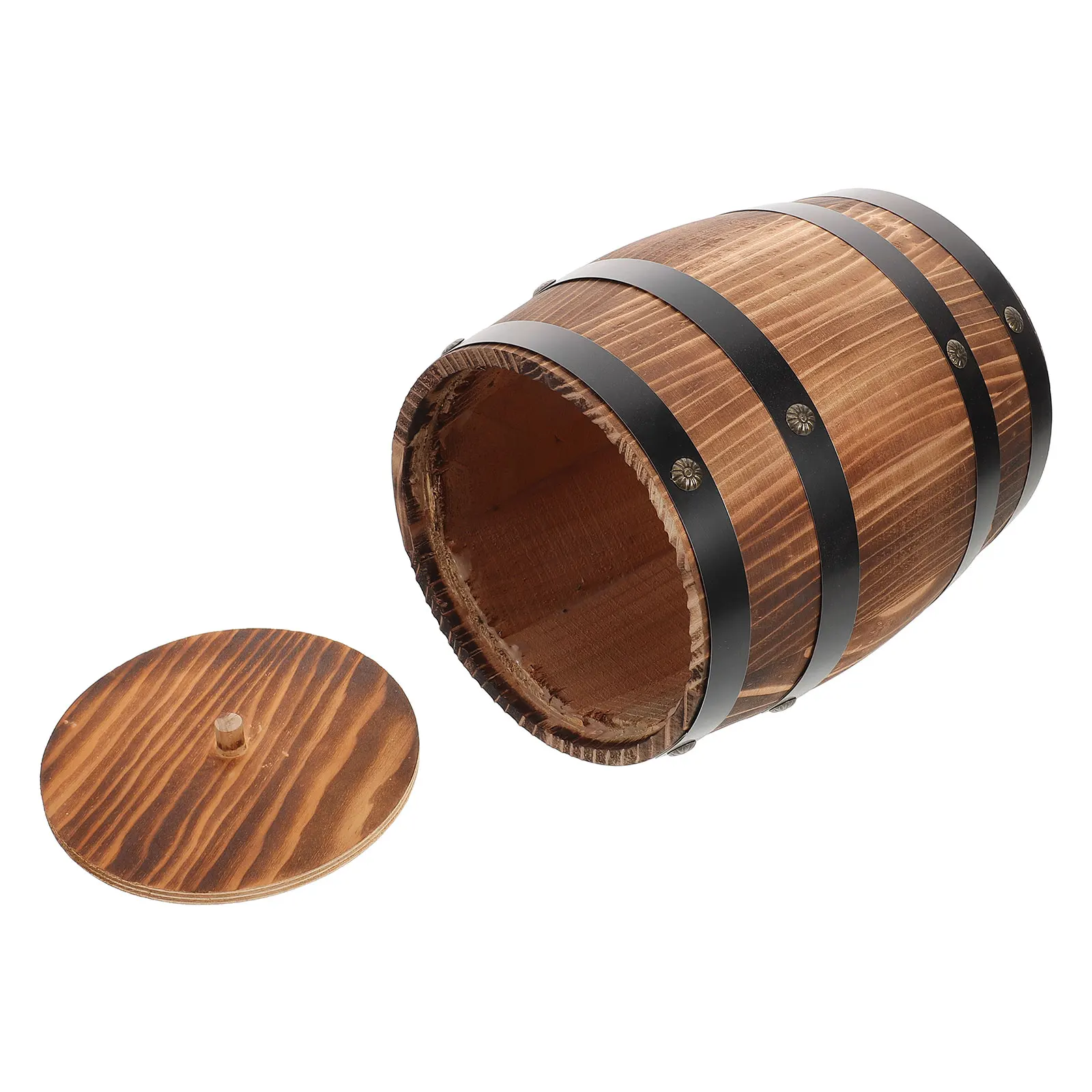 Mini Wooden Utensil Holder Vintage Carbonized Wood Storage Bucket Organizer For Kitchen Home Office Restaurant Party Space
Mini Wooden Utensil Holder Vintage Carbonized Wood Storage Bucket Organizer For Kitchen Home Office Restaurant Party Space