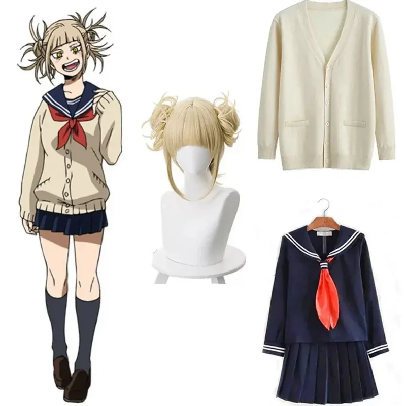 Anime My Hero Academia Cosplay Disfraz Halloween Costume Boku No Hero Academia Himiko Toga JK Uniform Sweater Coat Wig Costumes
Anime My Hero Academia Cosplay Disfraz Halloween Costume Boku No Hero Academia Himiko Toga JK Uniform Sweater Coat Wig Costumes