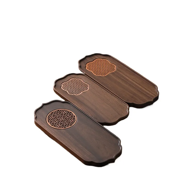 North American black walnut tea tray, dry brewing table, solid wood household
North American black walnut tea tray, dry brewing table, solid wood household