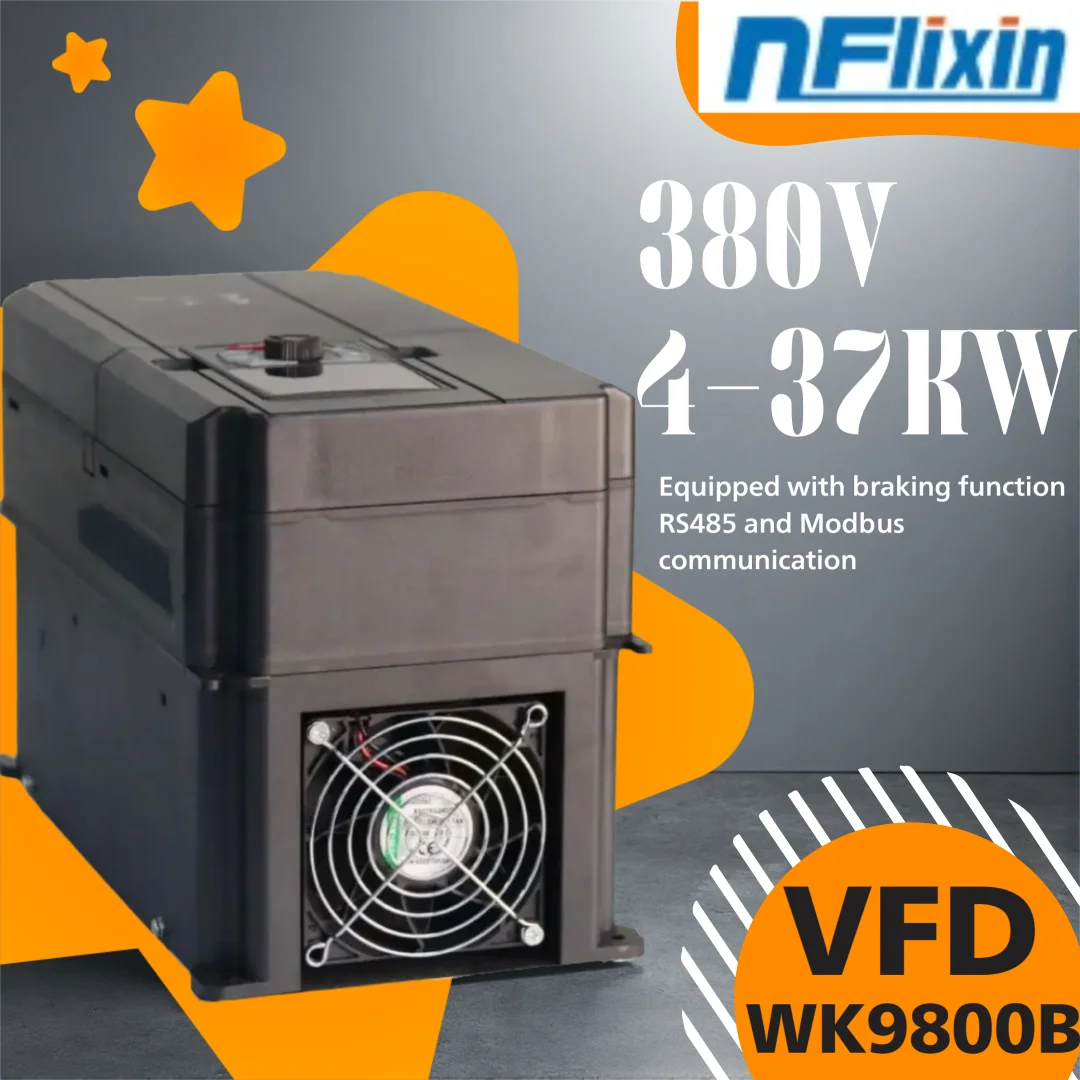 NF9800B Variable Frequency Drive Converter 380V 4-37KW 3Pto3P with Brake Motor Speed Regulator Economical Motor Speed Control
NF9800B Variable Frequency Drive Converter 380V 4-37KW 3Pto3P with Brake Motor Speed Regulator Economical Motor Speed Control
