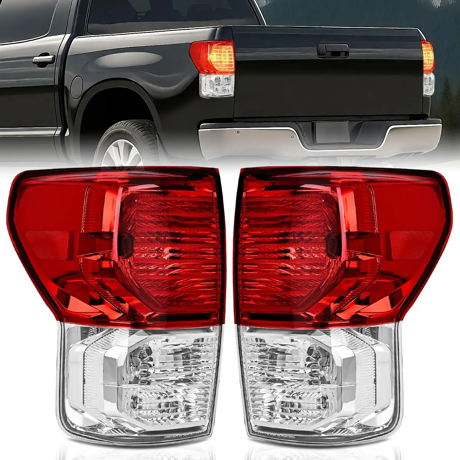 Nilight Taillight Assembly Compatible with 2007-2013 Toyota Tundra Rear Tail Light Lamp Replacement OE Driver/Passenger Side
Nilight Taillight Assembly Compatible with 2007-2013 Toyota Tundra Rear Tail Light Lamp Replacement OE Driver/Passenger Side