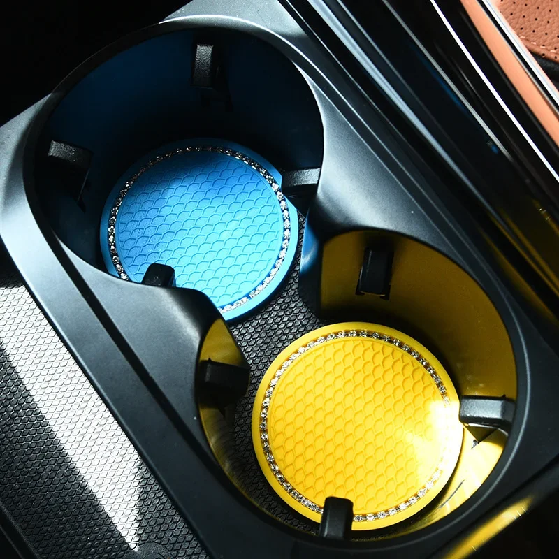 2Pcs Car Coaster Water Cup Holder Anti-slip Pad Mat Silicone Gadget Round Heat Insulation Mats Car Interior Accessories
2Pcs Car Coaster Water Cup Holder Anti-slip Pad Mat Silicone Gadget Round Heat Insulation Mats Car Interior Accessories