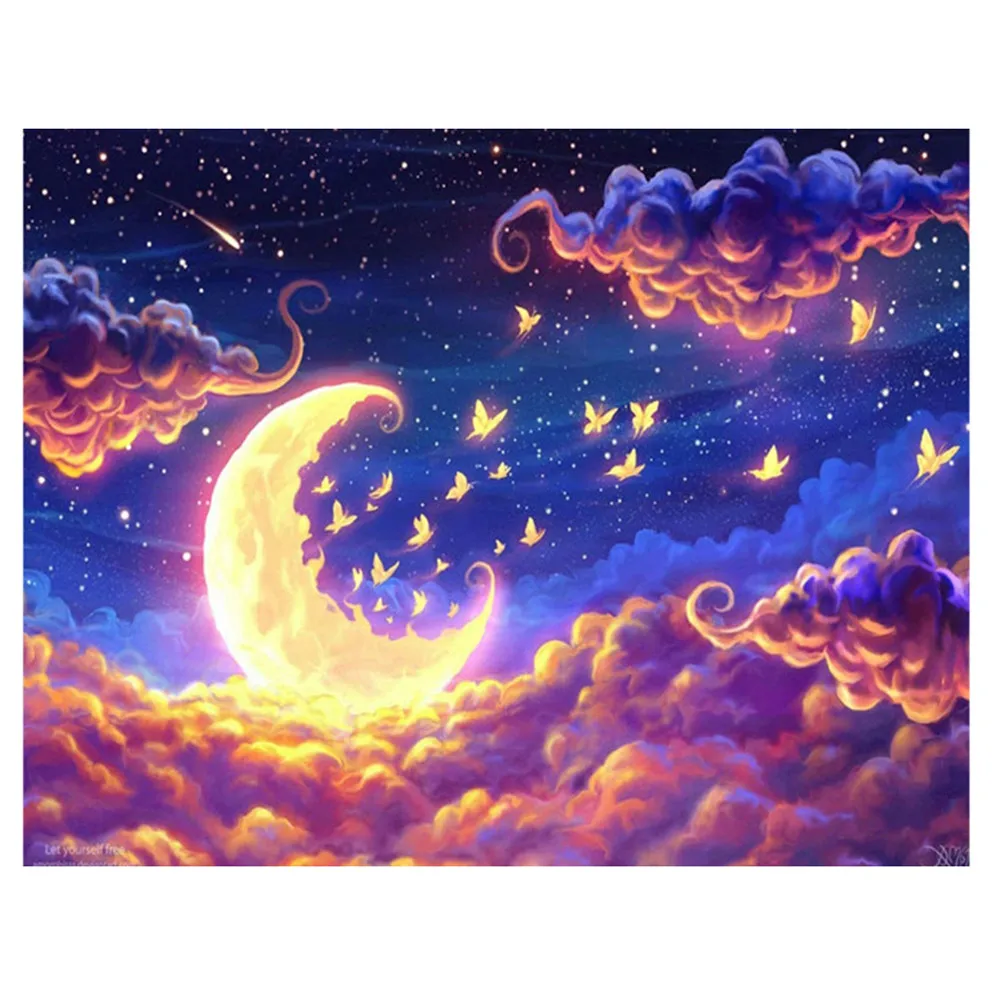 Moon Diamond Painting Purple Night Landscape Diamond Embroidery Butterfly Crystal Painting Mosaic Cross Stitch Home Decoration
Moon Diamond Painting Purple Night Landscape Diamond Embroidery Butterfly Crystal Painting Mosaic Cross Stitch Home Decoration