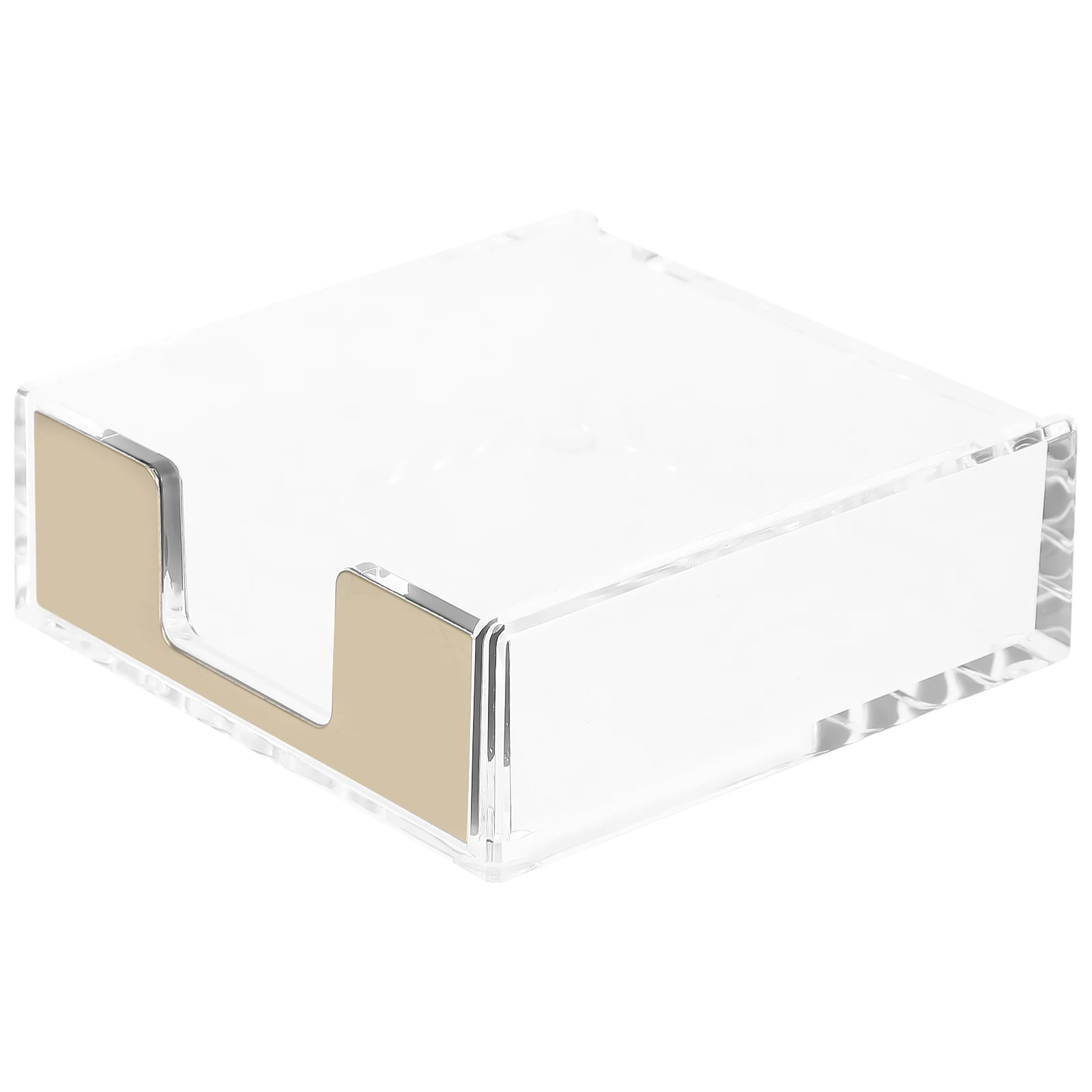 Transparent Acrylic Memo Pad Holder Storage Box Rose Gold Desktop ganizer Office Supplies Stationery
Transparent Acrylic Memo Pad Holder Storage Box Rose Gold Desktop ganizer Office Supplies Stationery