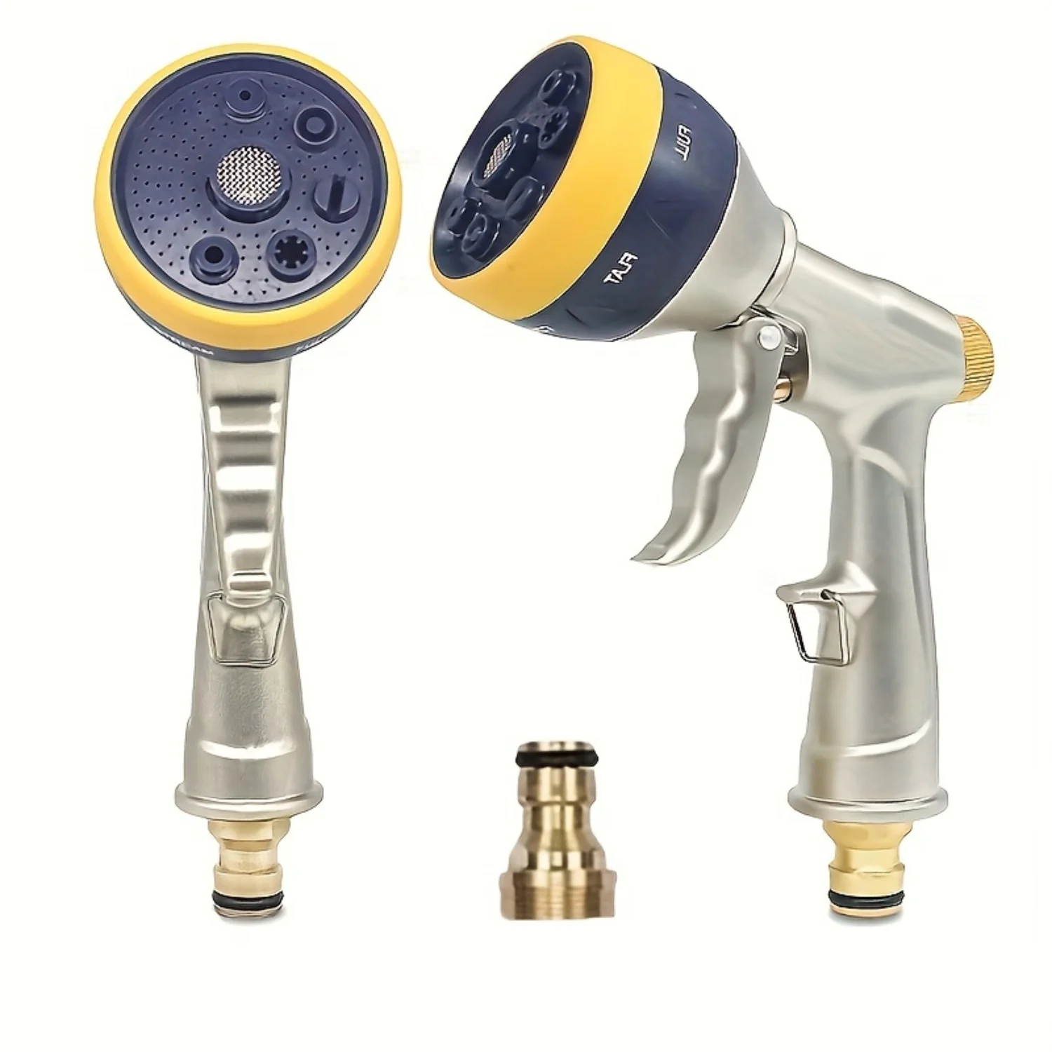1pc Heavy Duty Sprayer with 7 High-Pressure Nozzle for Versatile Use - Ideal for Pet Bath, Car Wash, Plant & Lawn Care - Durable
1pc Heavy Duty Sprayer with 7 High-Pressure Nozzle for Versatile Use - Ideal for Pet Bath, Car Wash, Plant & Lawn Care - Durable