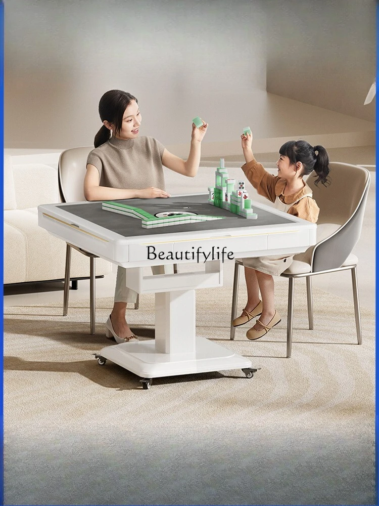 Mahjong machine Automatic household dining table Dual-purpose folding mahjong table
Mahjong machine Automatic household dining table Dual-purpose folding mahjong table