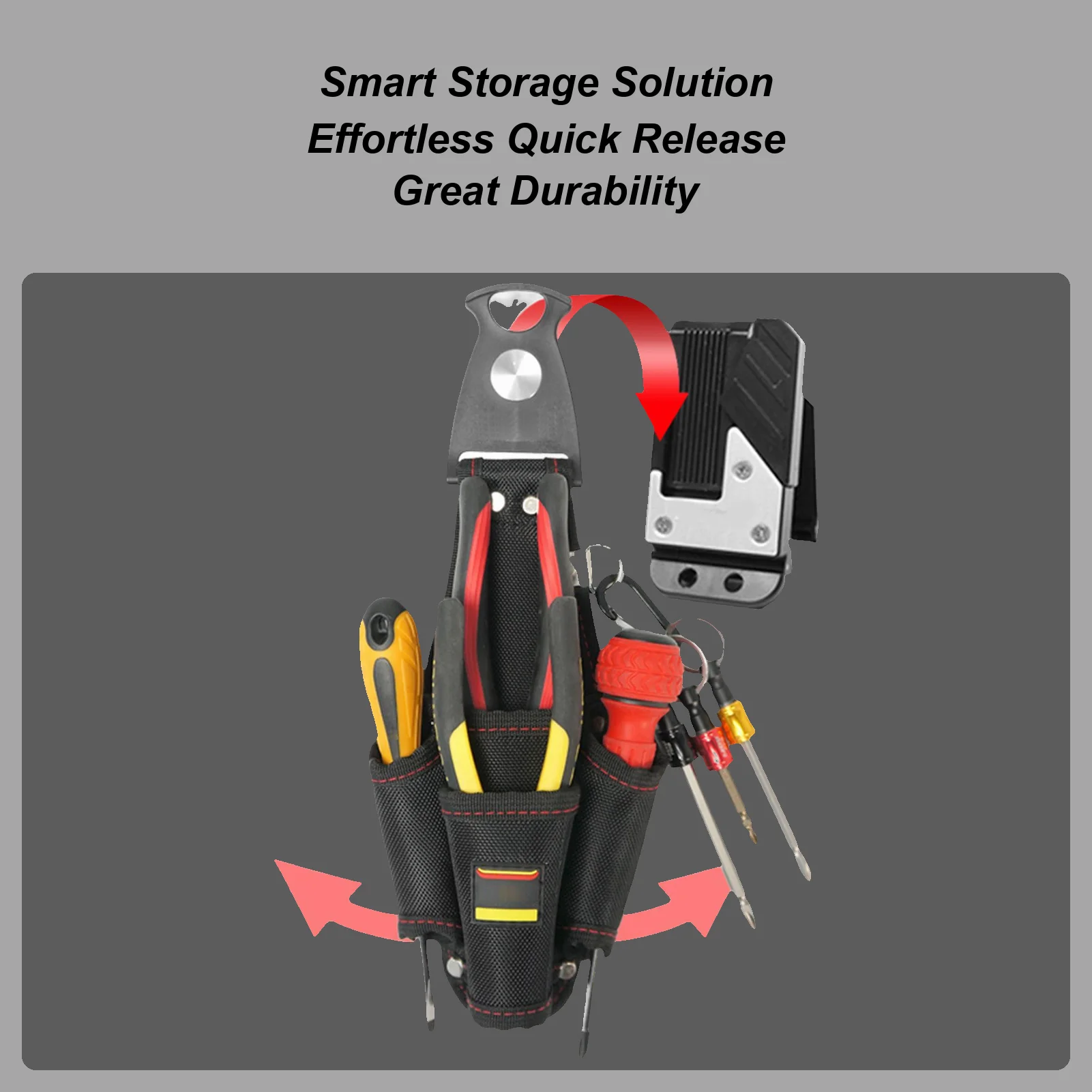 Tool Belt Bag Sturdy Tool Pouch Electrician Belt Portable Multifunctional Waterproof Compact Organizer For Repair Maintenance
Tool Belt Bag Sturdy Tool Pouch Electrician Belt Portable Multifunctional Waterproof Compact Organizer For Repair Maintenance