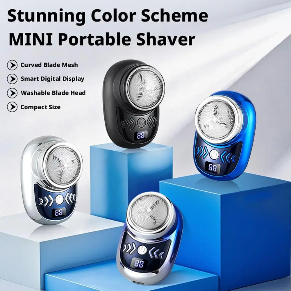 Men's Mini Electric Razor Electric Shaver Portable Electric Shaver With LED Digital Display For Outdoor Travel Business Trips
Men's Mini Electric Razor Electric Shaver Portable Electric Shaver With LED Digital Display For Outdoor Travel Business Trips