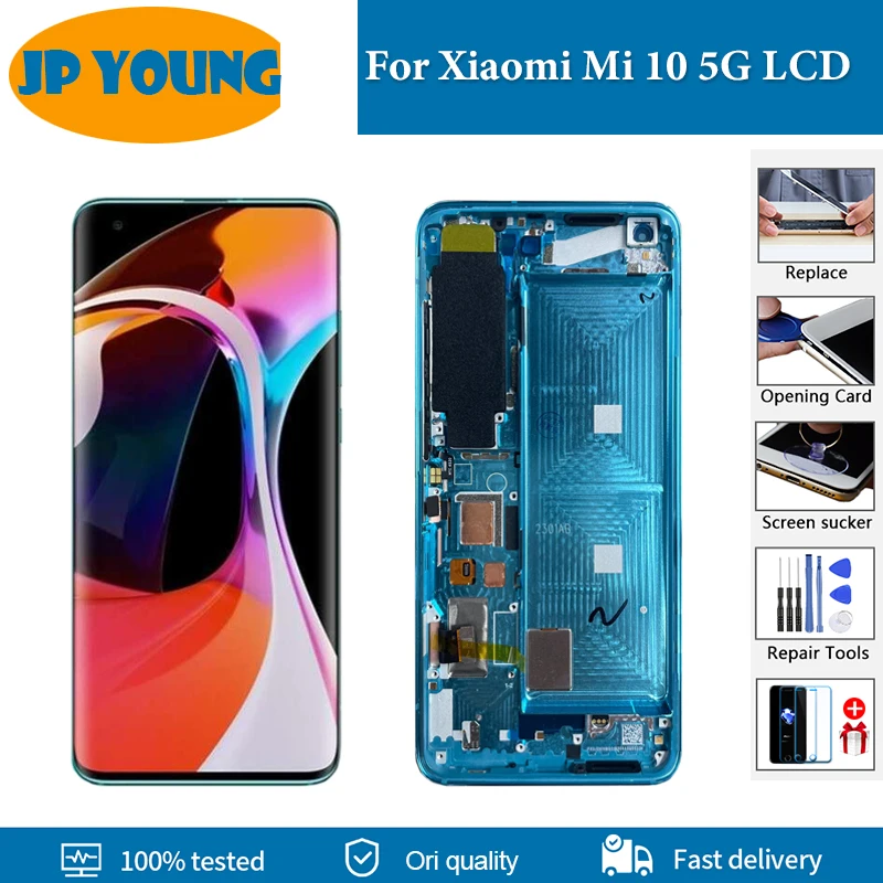 6,67 ''AMOLED для Xiaomi Mi 10, ЖК-дисплей M2001J2G, дигитайзер сенсорного экрана в сборе для Xiaomi Mi 10 Pro, 5G, ЖК-дисплей, замена
6,67 ''AMOLED для Xiaomi Mi 10, ЖК-дисплей M2001J2G, дигитайзер сенсорного экрана в сборе для Xiaomi Mi 10 Pro, 5G, ЖК-дисплей, замена