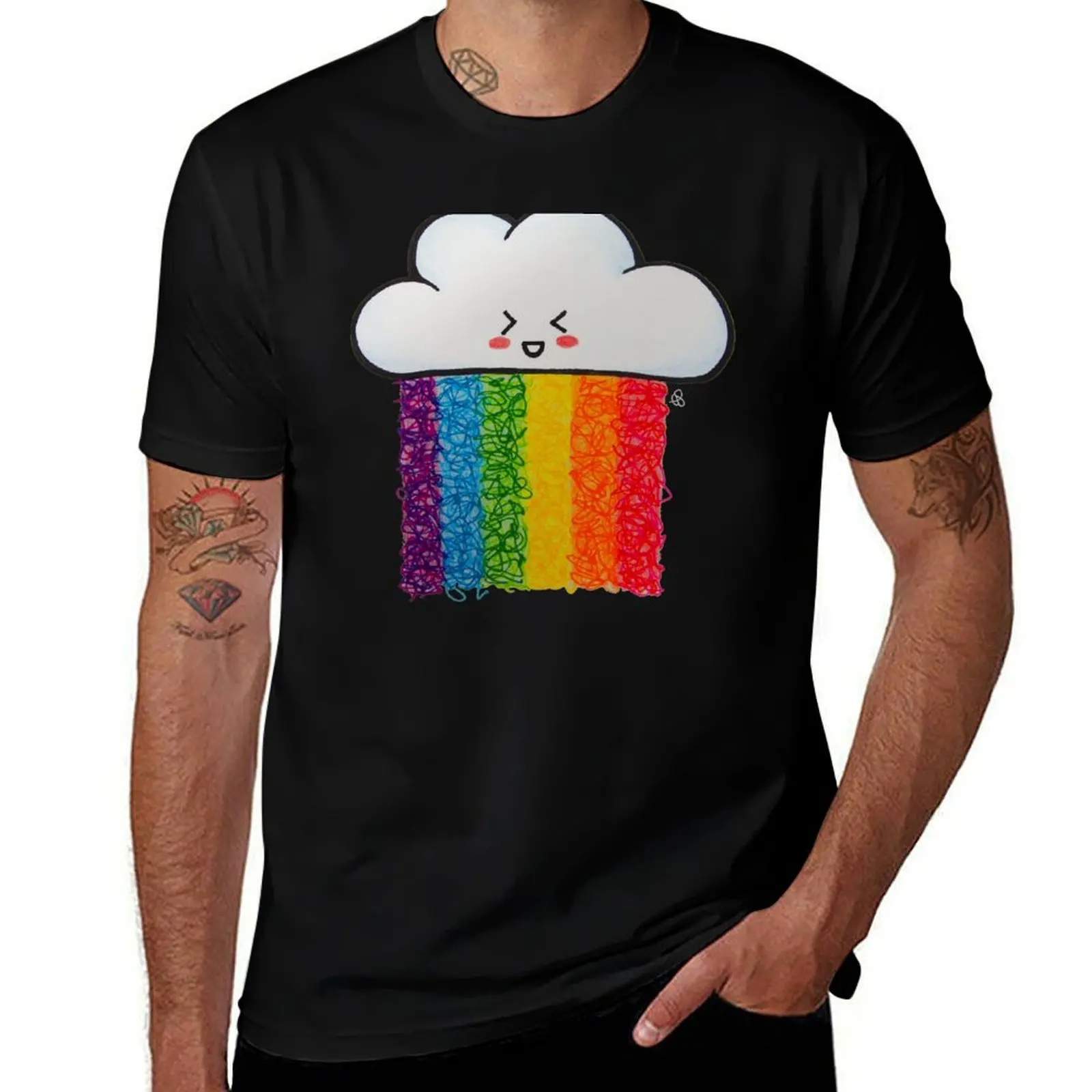 Rainbow Rain - Kawaii Cloud and a Colorful Rain T-Shirt cute clothes plain Men's clothing
Rainbow Rain - Kawaii Cloud and a Colorful Rain T-Shirt cute clothes plain Men's clothing