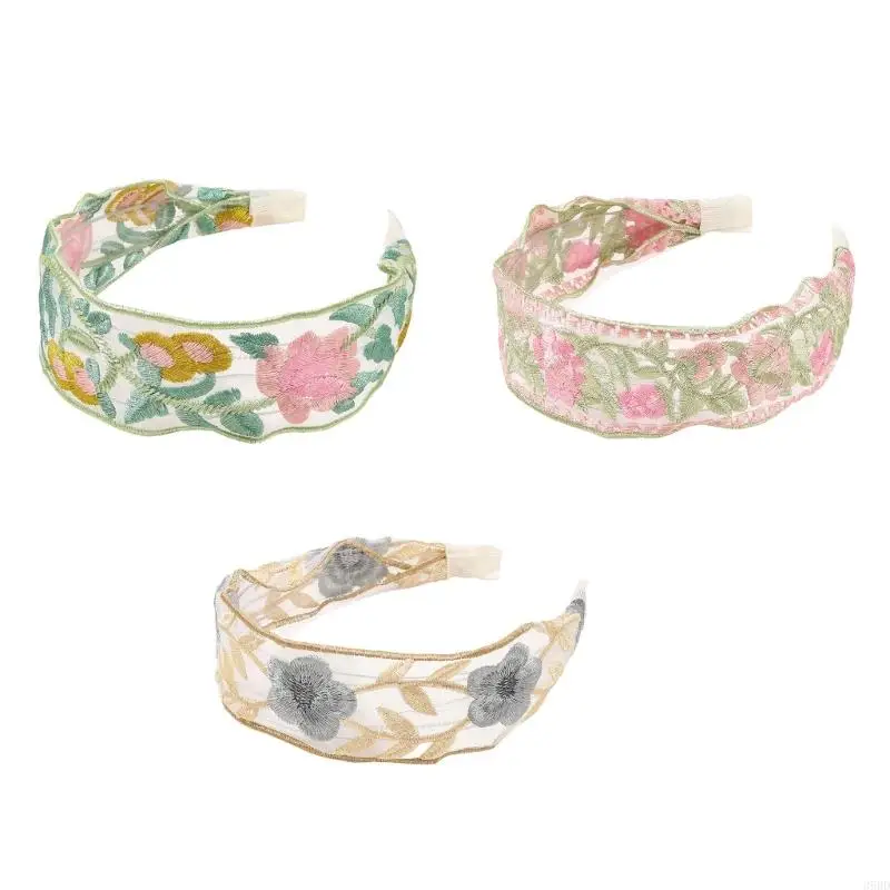652F Elegant Embroider Flower Headband For Women Breathable New Chinese Styles Hairhoop For Vintage Styles and Everyday Use
652F Elegant Embroider Flower Headband For Women Breathable New Chinese Styles Hairhoop For Vintage Styles and Everyday Use