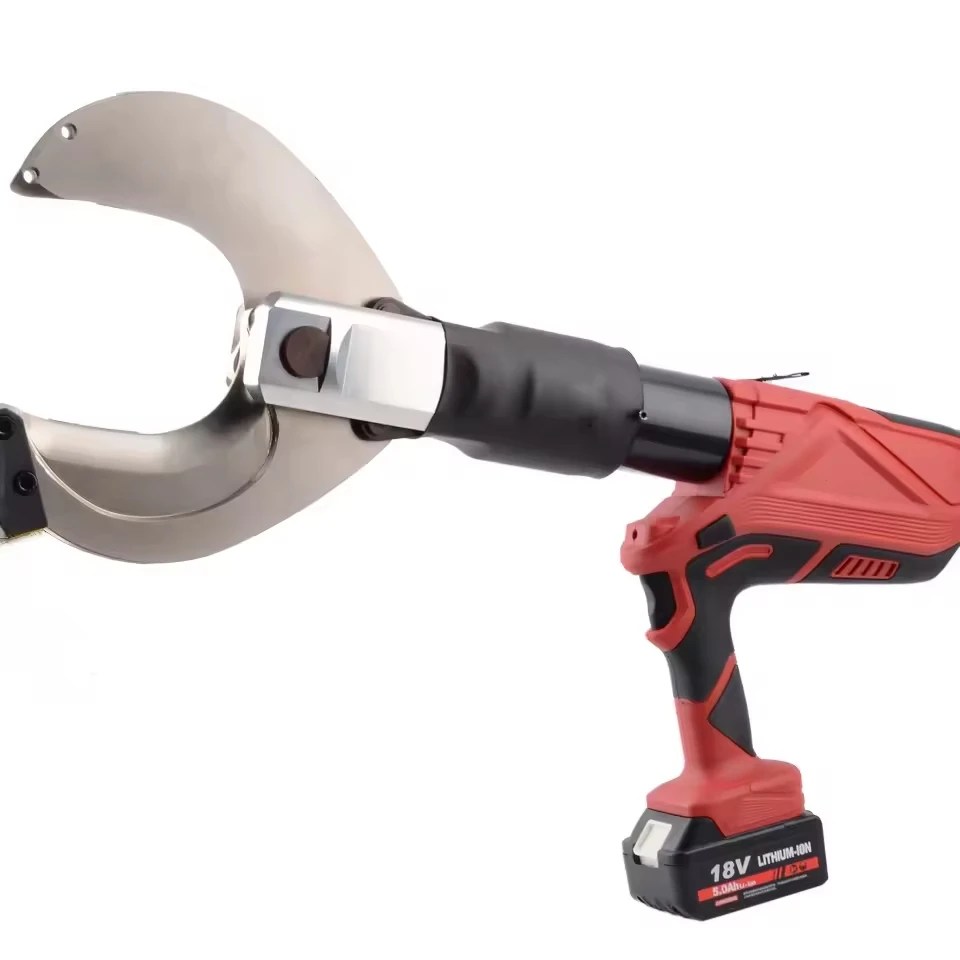 Battery Powered Cable Cutter Lithium Battery 18V Electric Hydraulic Cutting Tool
Battery Powered Cable Cutter Lithium Battery 18V Electric Hydraulic Cutting Tool