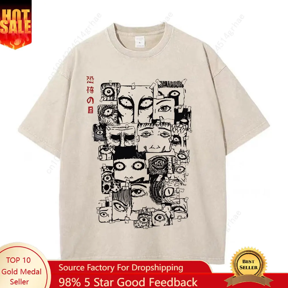Anime Washed TShirt For Men Y2K Graphics Cotton TShirt Thriller Comic Kawakami Tomie Print Top Tees Hip Hop Streetwear Unisex
Anime Washed TShirt For Men Y2K Graphics Cotton TShirt Thriller Comic Kawakami Tomie Print Top Tees Hip Hop Streetwear Unisex