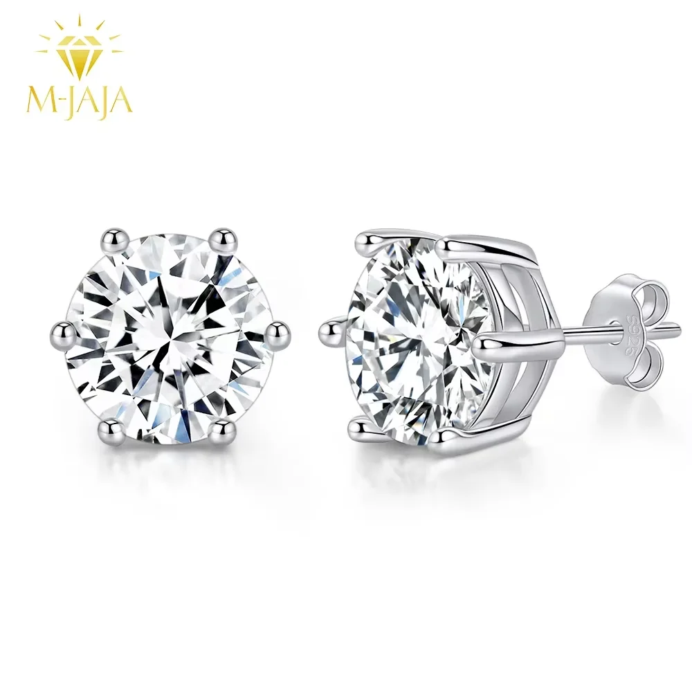 M-JAJA Moissanite Stud Earrings 0.3/0.5/1/2/3 Carat Diamond Earrings for Women Gold Plated 925 Sterling Silver Fine Jewelry Gift
M-JAJA Moissanite Stud Earrings 0.3/0.5/1/2/3 Carat Diamond Earrings for Women Gold Plated 925 Sterling Silver Fine Jewelry Gift