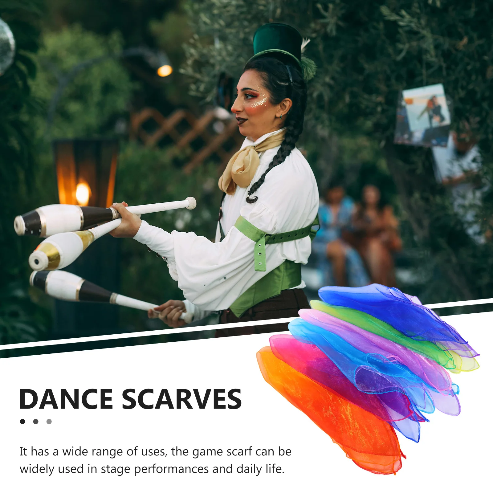 12Pcs Bright Juggling Scarves for Play Dancing Accessories Multicolor Square Scarves Performance Props Dance Square Scarfs
12Pcs Bright Juggling Scarves for Play Dancing Accessories Multicolor Square Scarves Performance Props Dance Square Scarfs