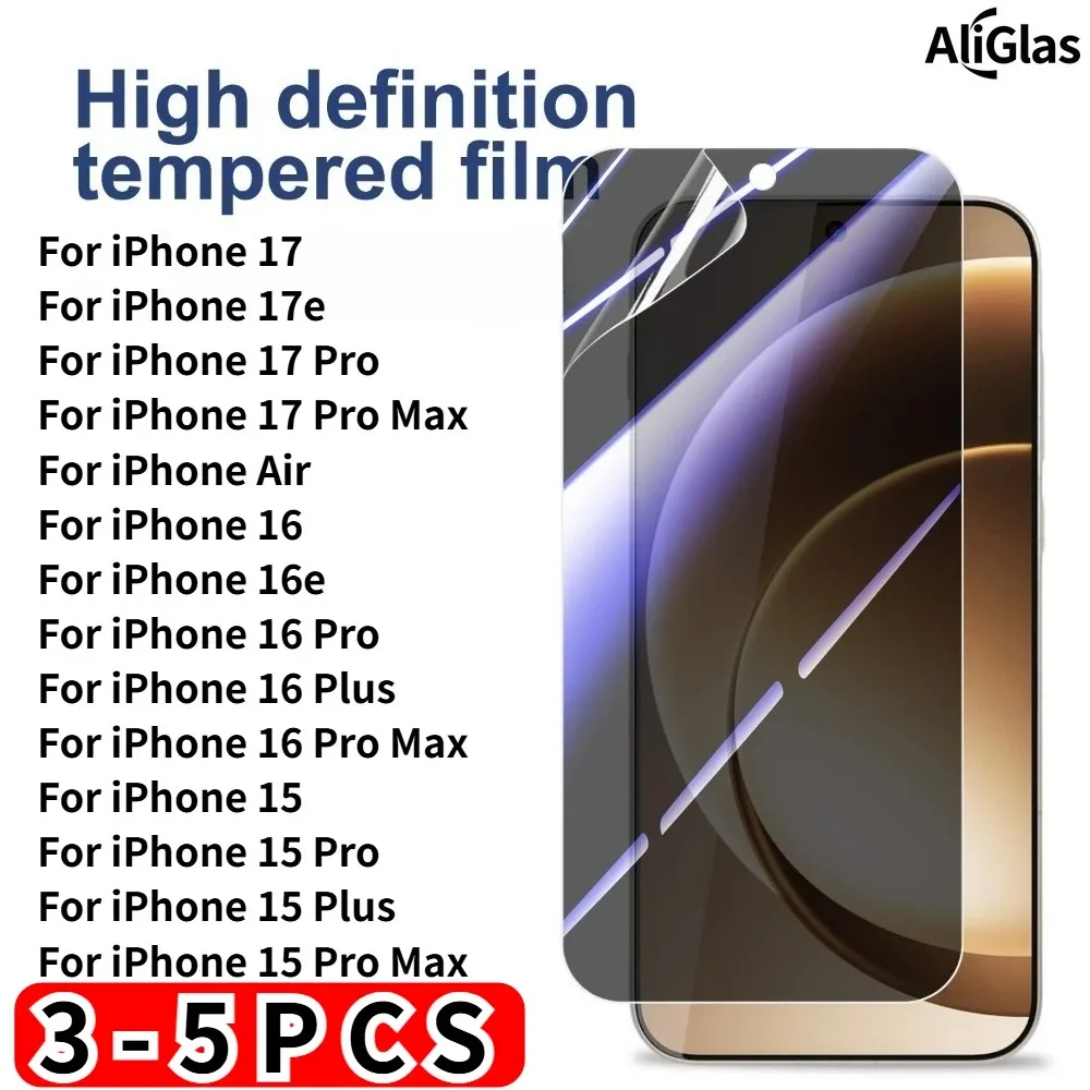 3Pcs Privacy Hydrogel Screen Protector for iPhone 17/16/15 Pro Max, Air/17e/16e Anti-Spy Explosion-Proof Soft Film Anti-Shatter
3Pcs Privacy Hydrogel Screen Protector for iPhone 17/16/15 Pro Max, Air/17e/16e Anti-Spy Explosion-Proof Soft Film Anti-Shatter