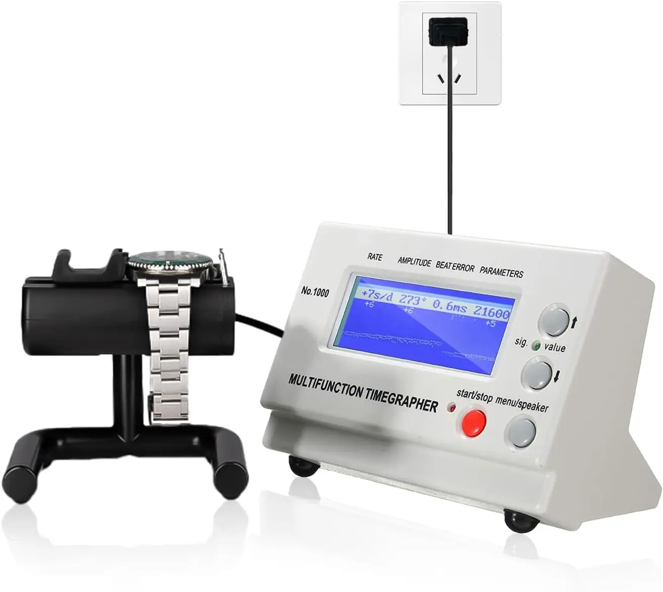 Multifunctional Watch Tester and Calibration Tool for Mechanical Watches, Professional Timing Machine
Multifunctional Watch Tester and Calibration Tool for Mechanical Watches, Professional Timing Machine