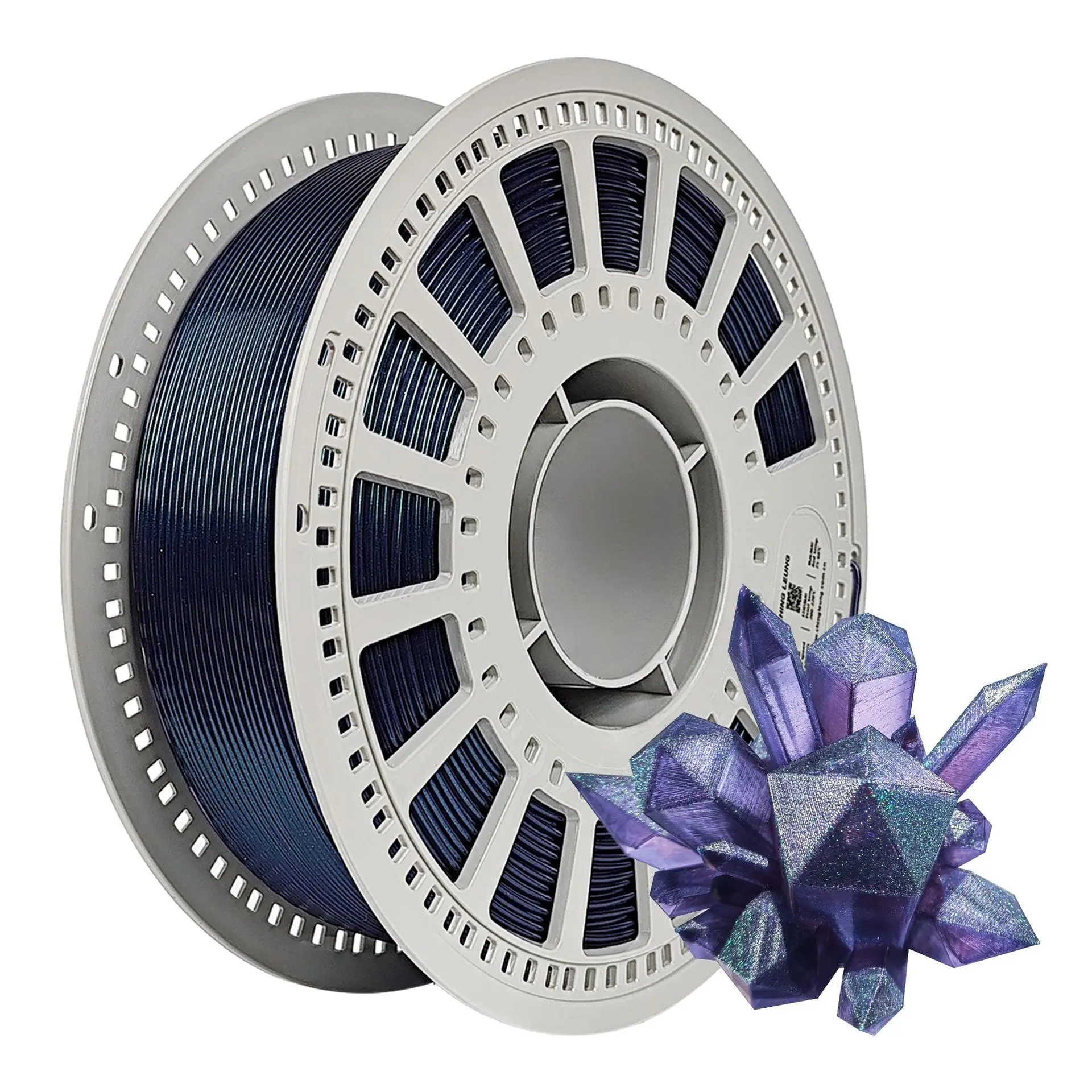 PLA Crystal Filament Transparent Silk Matte 3D Printing Material High Toughness Dual-Color Crystal Blue-Purple filament
PLA Crystal Filament Transparent Silk Matte 3D Printing Material High Toughness Dual-Color Crystal Blue-Purple filament