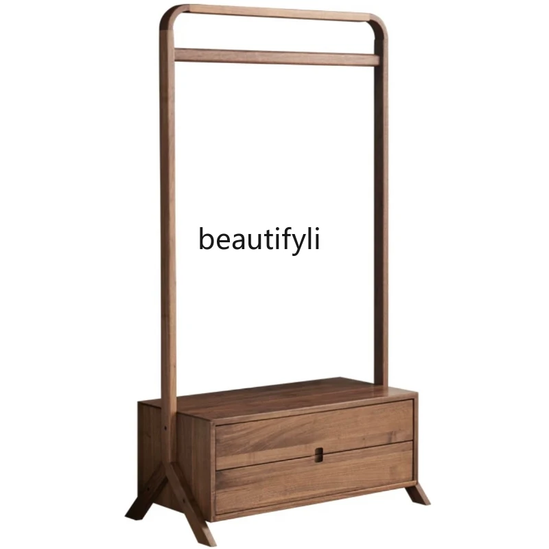 Nordic Coat Rack North America Black Walnut Floor Clothes Rack Drawer Storage Multifunctional Shoe Changing Stool
Nordic Coat Rack North America Black Walnut Floor Clothes Rack Drawer Storage Multifunctional Shoe Changing Stool