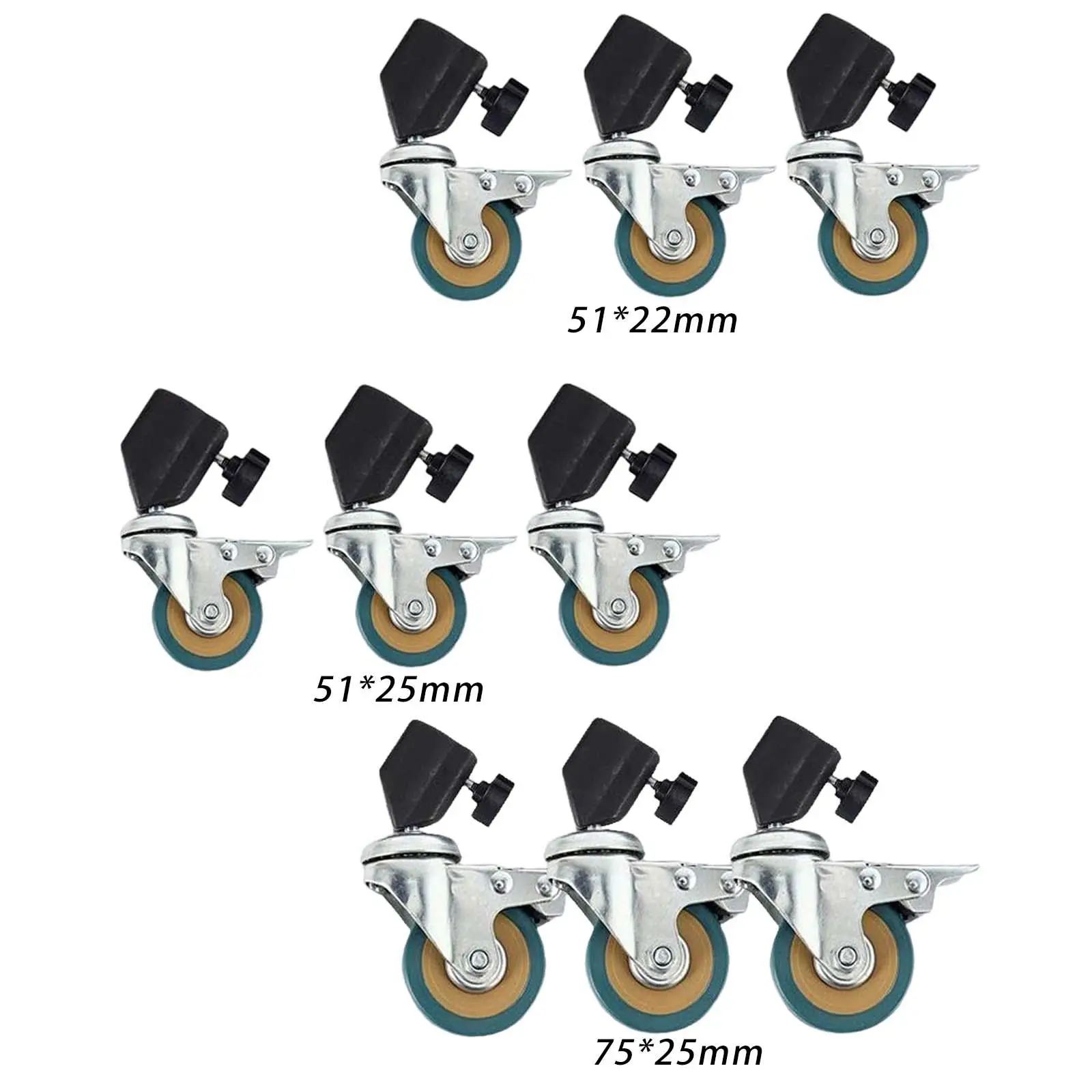 3Pcs Light Stand Swivel Casters Photography C Stand with Brake Professional Rubber Base Durable Universal Metal for Video Studio
3Pcs Light Stand Swivel Casters Photography C Stand with Brake Professional Rubber Base Durable Universal Metal for Video Studio