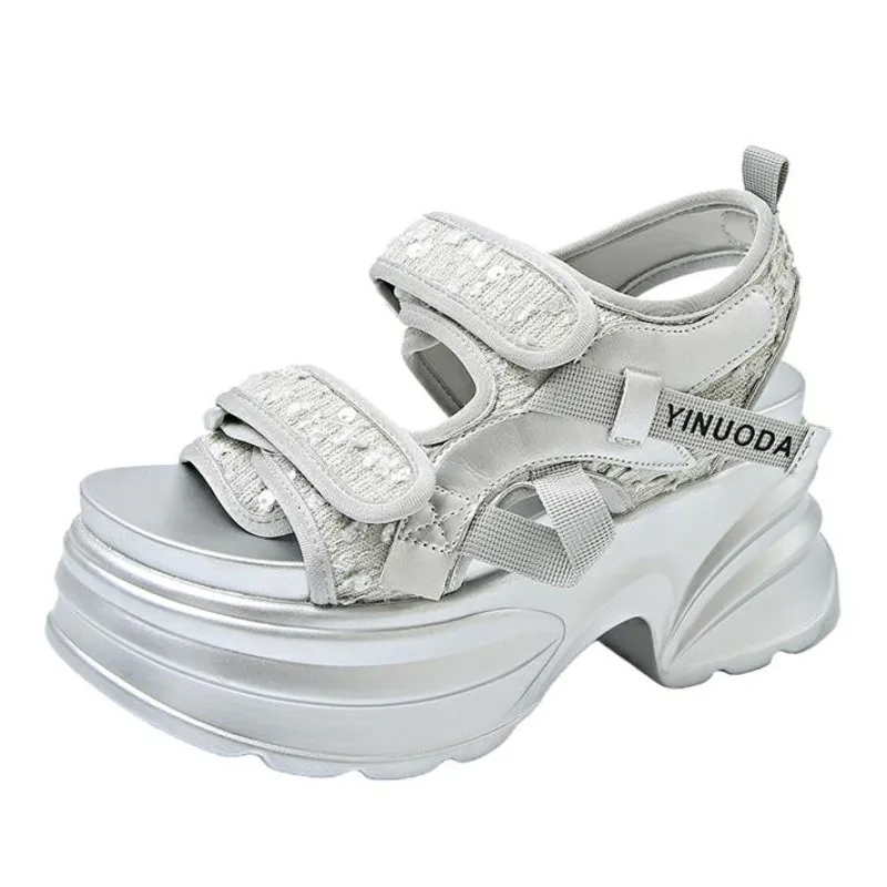 8CM Chunky Platform Sandals Women 2025 New Summer Bling High Heels Sandals Woman Beach Casual Slides Thick Sole Walking Slippers
8CM Chunky Platform Sandals Women 2025 New Summer Bling High Heels Sandals Woman Beach Casual Slides Thick Sole Walking Slippers