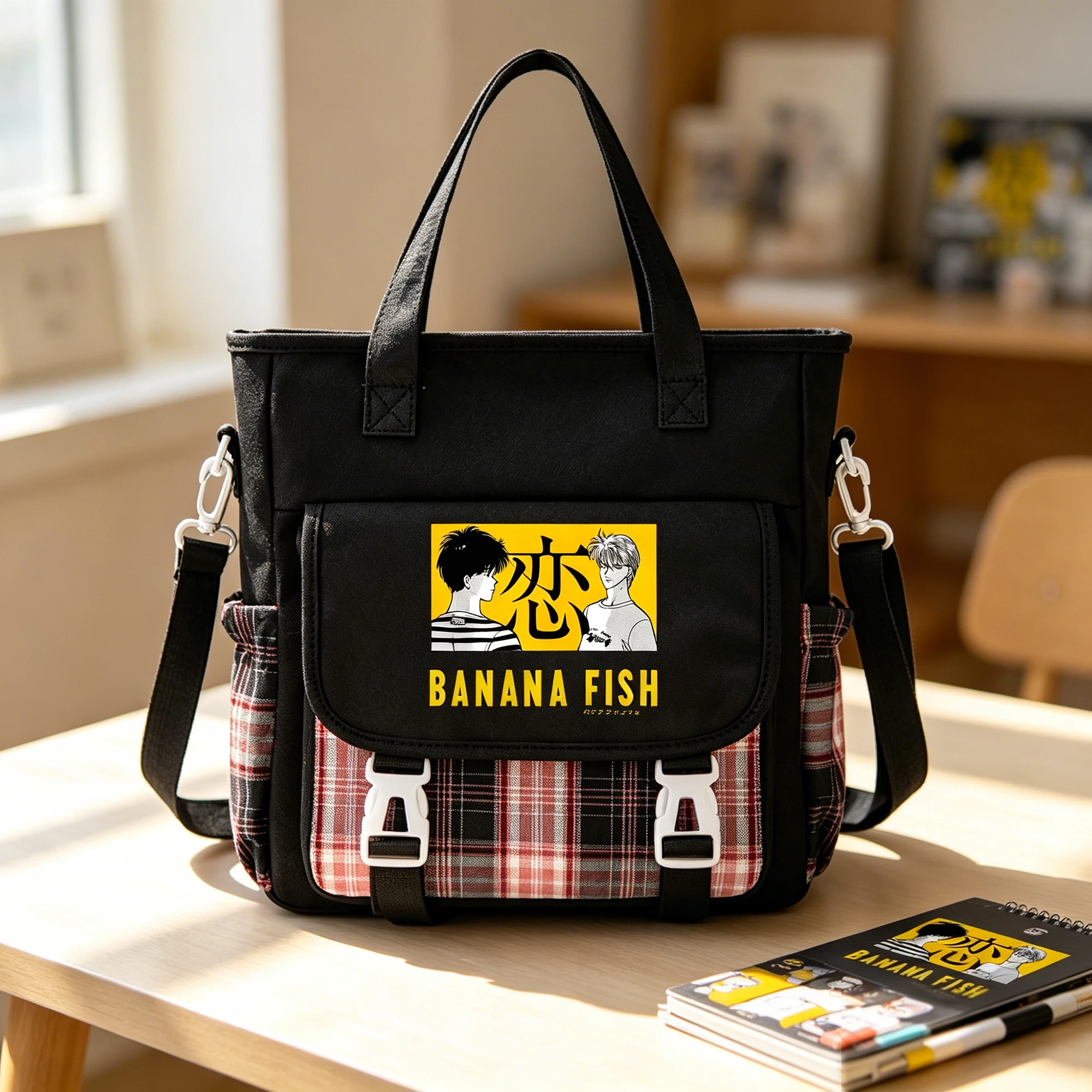 Anime Banana Fish Cute Cartoon Design Handbag Girls Casual Shoulder Bags Women Shopping Daypack Messenger Bag Students Schoolbag
Anime Banana Fish Cute Cartoon Design Handbag Girls Casual Shoulder Bags Women Shopping Daypack Messenger Bag Students Schoolbag