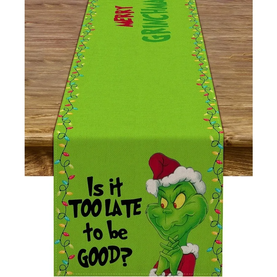 Merry Christmas Table Runner Green Xmas Buffalo Plaid Check Winter Holiday Party Decoration Fireplace Kitchen Dinning Home Deco
Merry Christmas Table Runner Green Xmas Buffalo Plaid Check Winter Holiday Party Decoration Fireplace Kitchen Dinning Home Deco