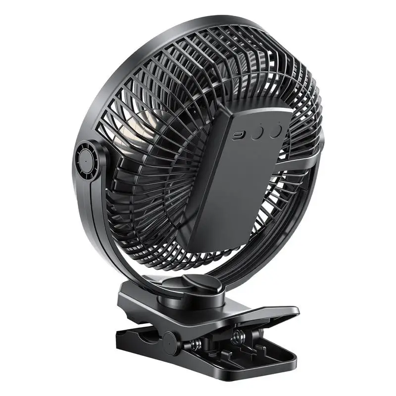 Portable Clip Fan, Rechargeable Clip On Fan with Light, USB Port with 3 Speeds & Circulation Mode, Strong Airflow Sturdy Clamp, Long Runtime for Desk, Golf Cart,Outdoor Camping Treadmill,Black
Portable Clip Fan, Rechargeable Clip On Fan with Light, USB Port with 3 Speeds & Circulation Mode, Strong Airflow Sturdy Clamp, Long Runtime for Desk, Golf Cart,Outdoor Camping Treadmill,Black