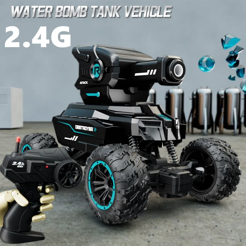 Rc Tank Toy 2.4G Radio Controlled Car 4WD Crawler Water Bombs War Tank Electric Tank RC Toy for Boy Kids Christmas Birthday Gift
Rc Tank Toy 2.4G Radio Controlled Car 4WD Crawler Water Bombs War Tank Electric Tank RC Toy for Boy Kids Christmas Birthday Gift