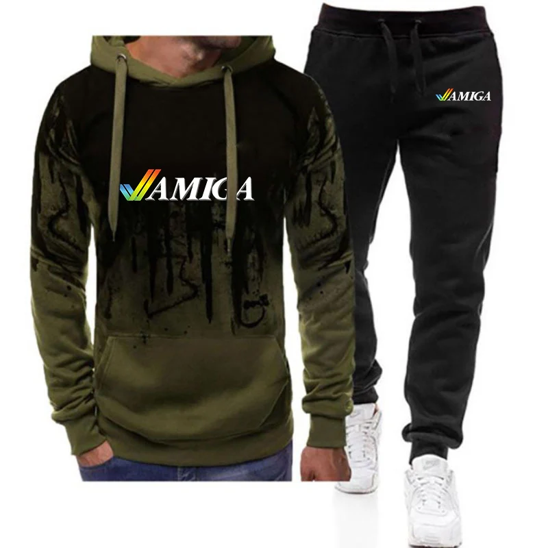 Commodore Amiga Printing 2025 Men's New Spring Autumn Casual Hoodie + Sweatpants Harajuku Gradient Color Two Piece Suit
Commodore Amiga Printing 2025 Men's New Spring Autumn Casual Hoodie + Sweatpants Harajuku Gradient Color Two Piece Suit