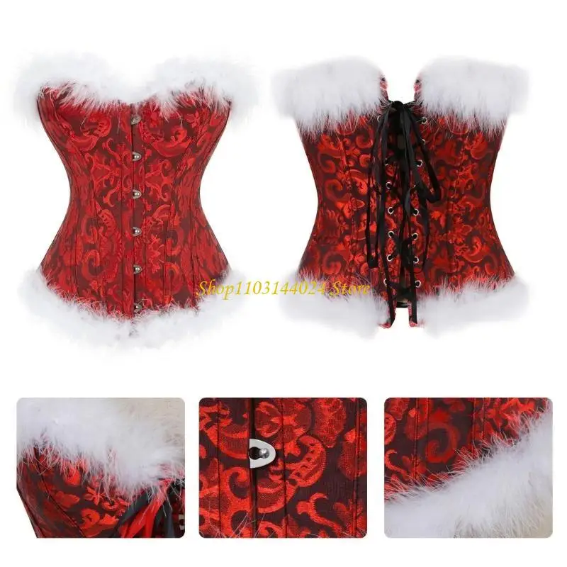 N5KE сексуальный рождественский костюм миссис Санта-Костюм, бюстье, корсет, топ, озорной рождественский костюм
N5KE сексуальный рождественский костюм миссис Санта-Костюм, бюстье, корсет, топ, озорной рождественский костюм