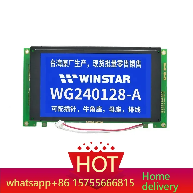 ЖК-дисплей WG240128A с синим экраном, оригинальный ЖК-модуль для лифтов WG240128
ЖК-дисплей WG240128A с синим экраном, оригинальный ЖК-модуль для лифтов WG240128