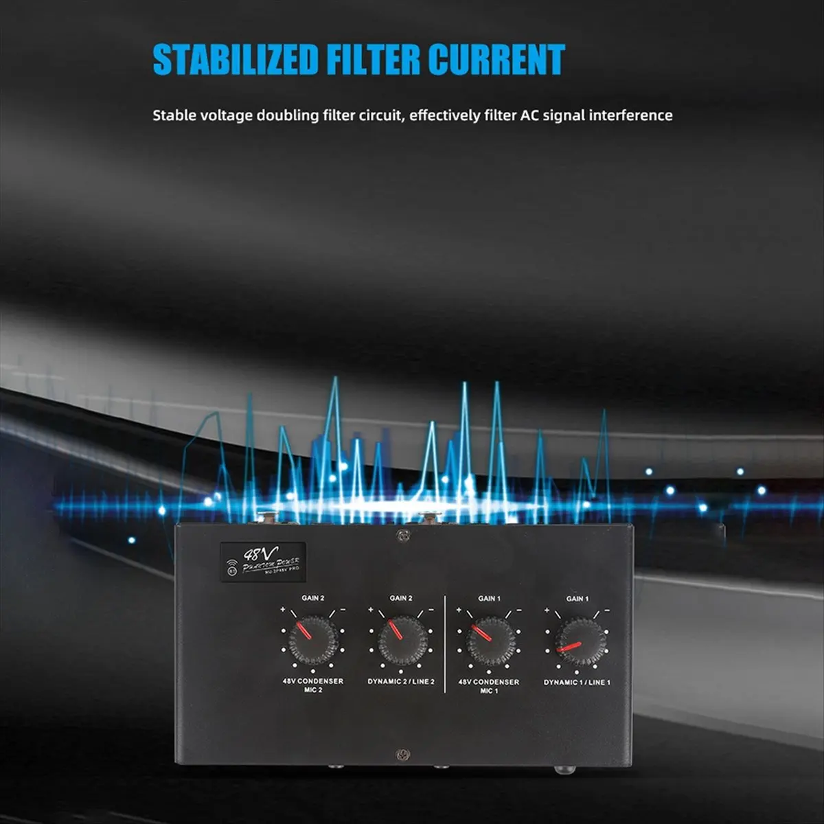 (A96Z) 48V Dynamic Microphone Condenser Mic Amplifier Audio 48V Phantom Power Charging for Live Sound Card Speaker A
(A96Z) 48V Dynamic Microphone Condenser Mic Amplifier Audio 48V Phantom Power Charging for Live Sound Card Speaker A