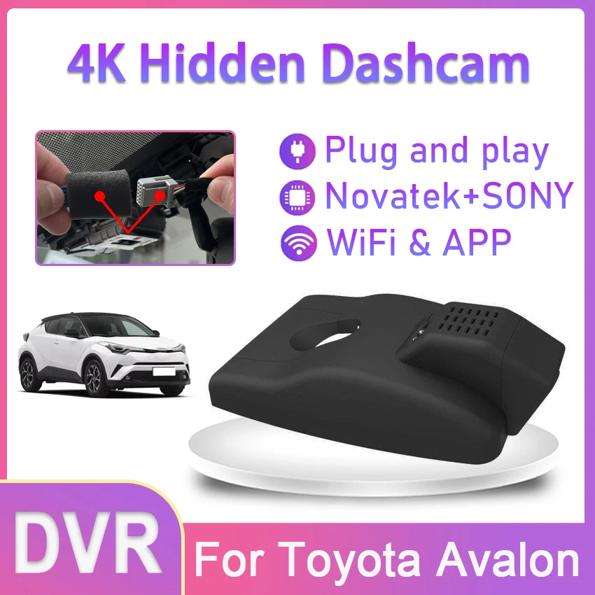 New Plug and play Car DVR UHD 4K Dash Cam Driving Recorder high-quality camera For Toyota Avalon 2019 2020 2021 2022 2023
New Plug and play Car DVR UHD 4K Dash Cam Driving Recorder high-quality camera For Toyota Avalon 2019 2020 2021 2022 2023