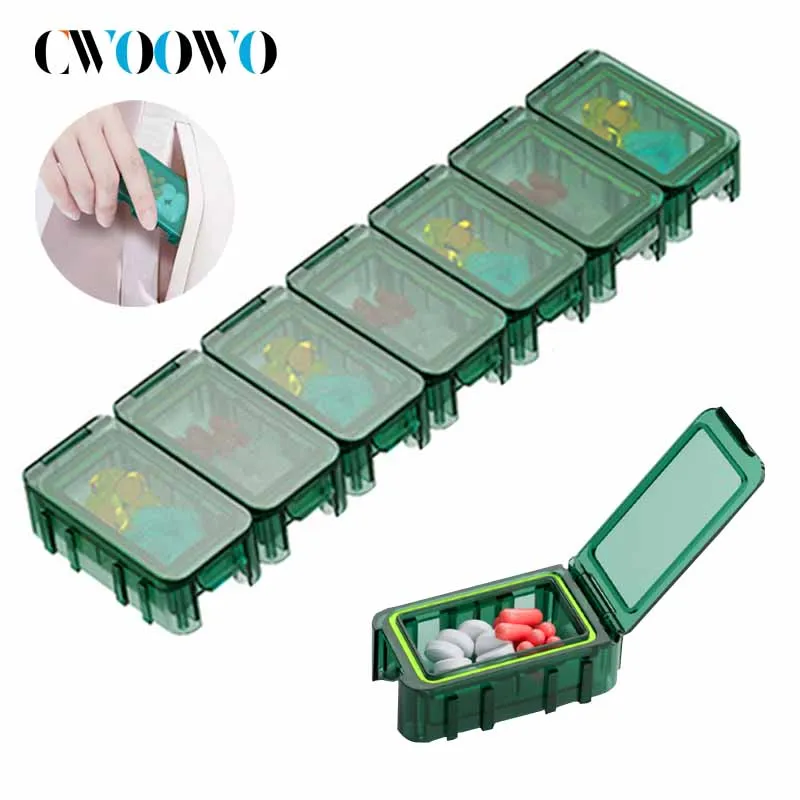 1PCS Pill Organizer 7 Day Pill Box 1 Time a Day, Travel Friendly Day Night Vitamin Organizer, Weekly Pill Case Container
1PCS Pill Organizer 7 Day Pill Box 1 Time a Day, Travel Friendly Day Night Vitamin Organizer, Weekly Pill Case Container