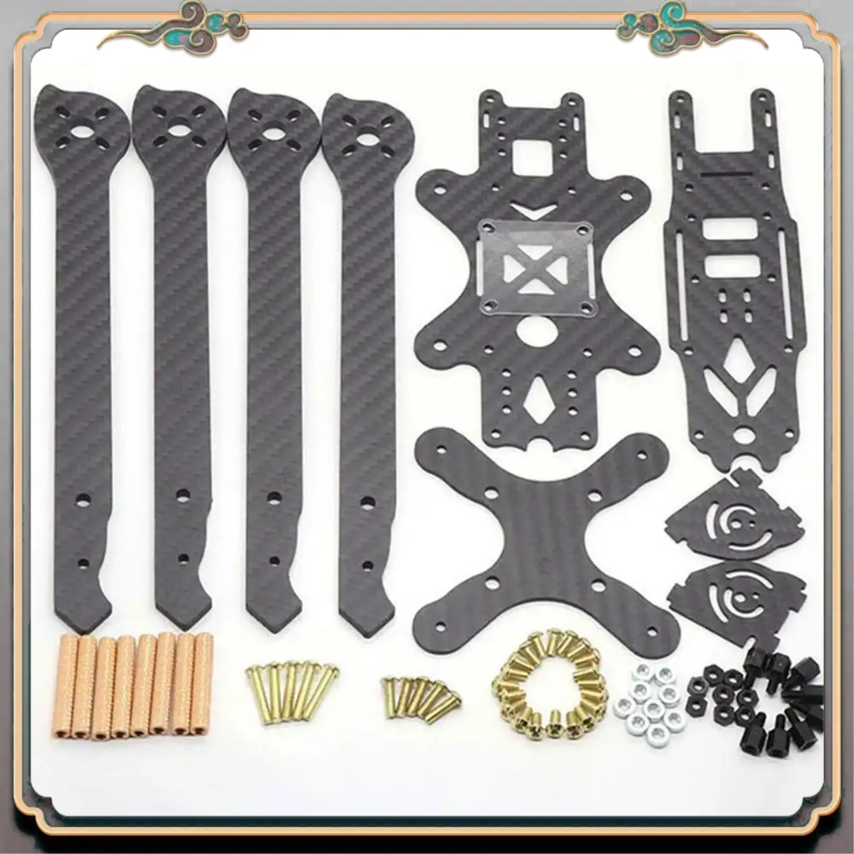Durable For XL9 9 Inch Carbon Fiber Frame Kit Rack 390Mm Wheelbase Support 2212 2213 2216 Motor For FPV Drone Quadcopter Easy In
Durable For XL9 9 Inch Carbon Fiber Frame Kit Rack 390Mm Wheelbase Support 2212 2213 2216 Motor For FPV Drone Quadcopter Easy In