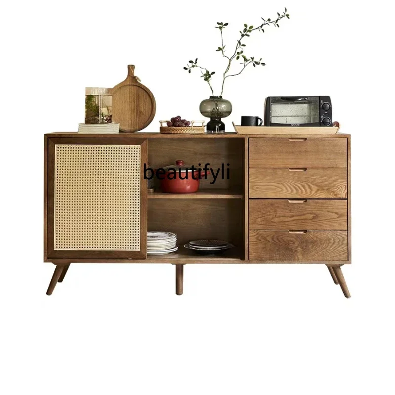 Minimalist Sideboard Living Room Floor Standing Storage Cabinet Log Storage Cabinet Japanese Rattan Bedroom Entrance Cabinet
Minimalist Sideboard Living Room Floor Standing Storage Cabinet Log Storage Cabinet Japanese Rattan Bedroom Entrance Cabinet