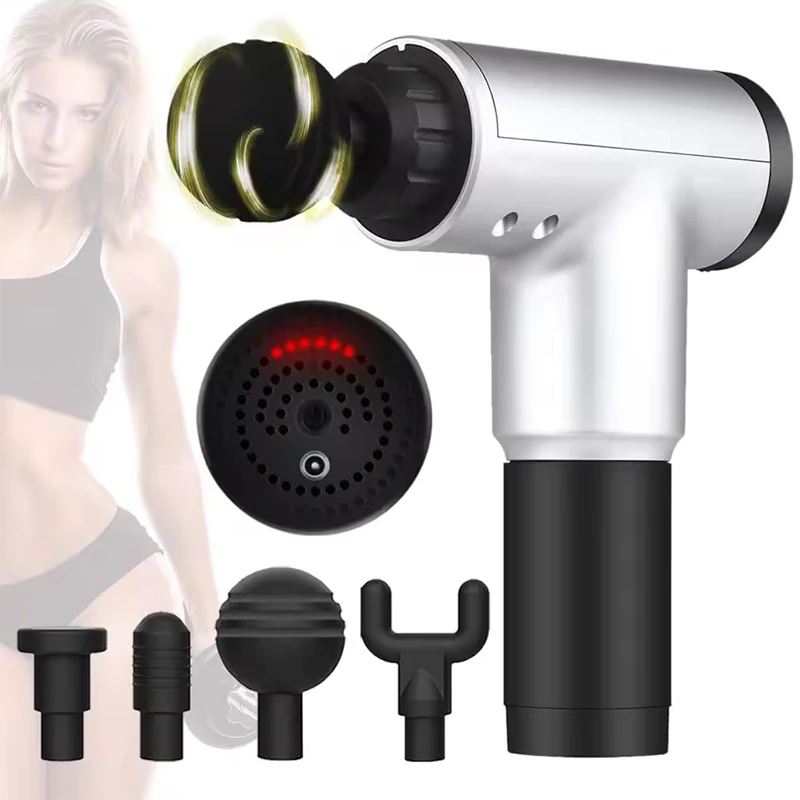 New Handheld Muscle Massage Gun High Speed Vibration Massage Gun After Fitness Decompose Lactic Acid Relief Pain Relax Body
New Handheld Muscle Massage Gun High Speed Vibration Massage Gun After Fitness Decompose Lactic Acid Relief Pain Relax Body