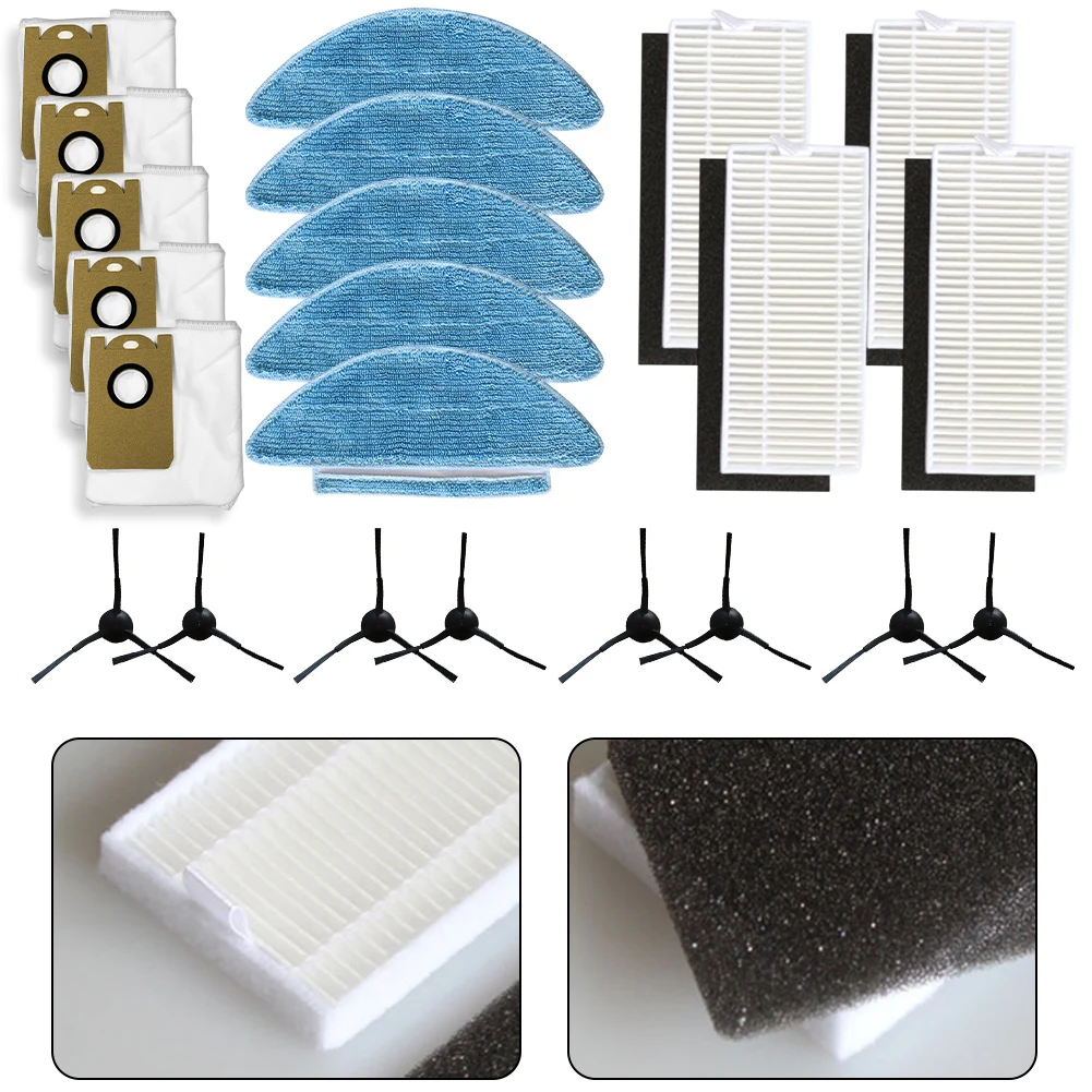 Filter Mop Cloth Bag Side Brush Kit For Medion X20 SW+ MD11415-X21 SW+ MD11500 Robot Vacuum Cleaner Parts Accessories
Filter Mop Cloth Bag Side Brush Kit For Medion X20 SW+ MD11415-X21 SW+ MD11500 Robot Vacuum Cleaner Parts Accessories