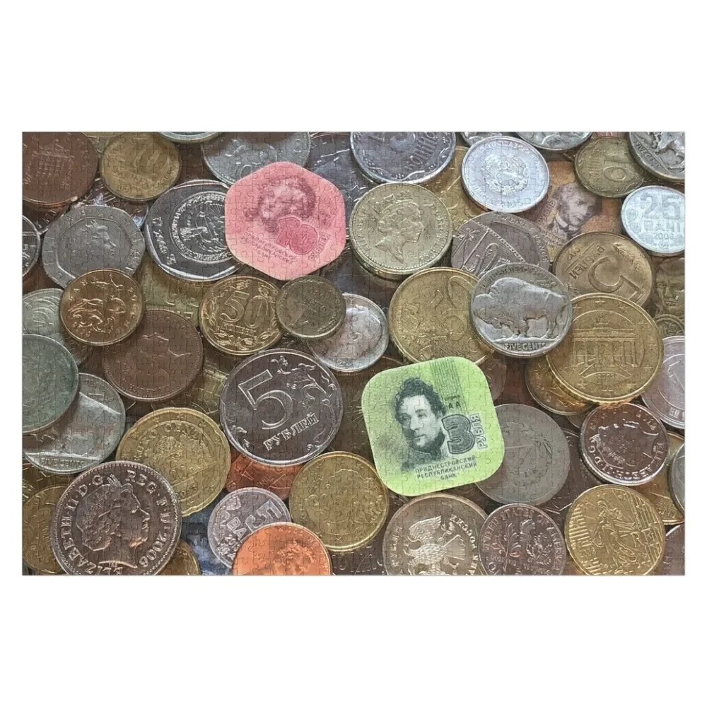 World Coins Assortment Jigsaw Puzzle Personalized Name Wood Name Wooden Adults Puzzle
World Coins Assortment Jigsaw Puzzle Personalized Name Wood Name Wooden Adults Puzzle