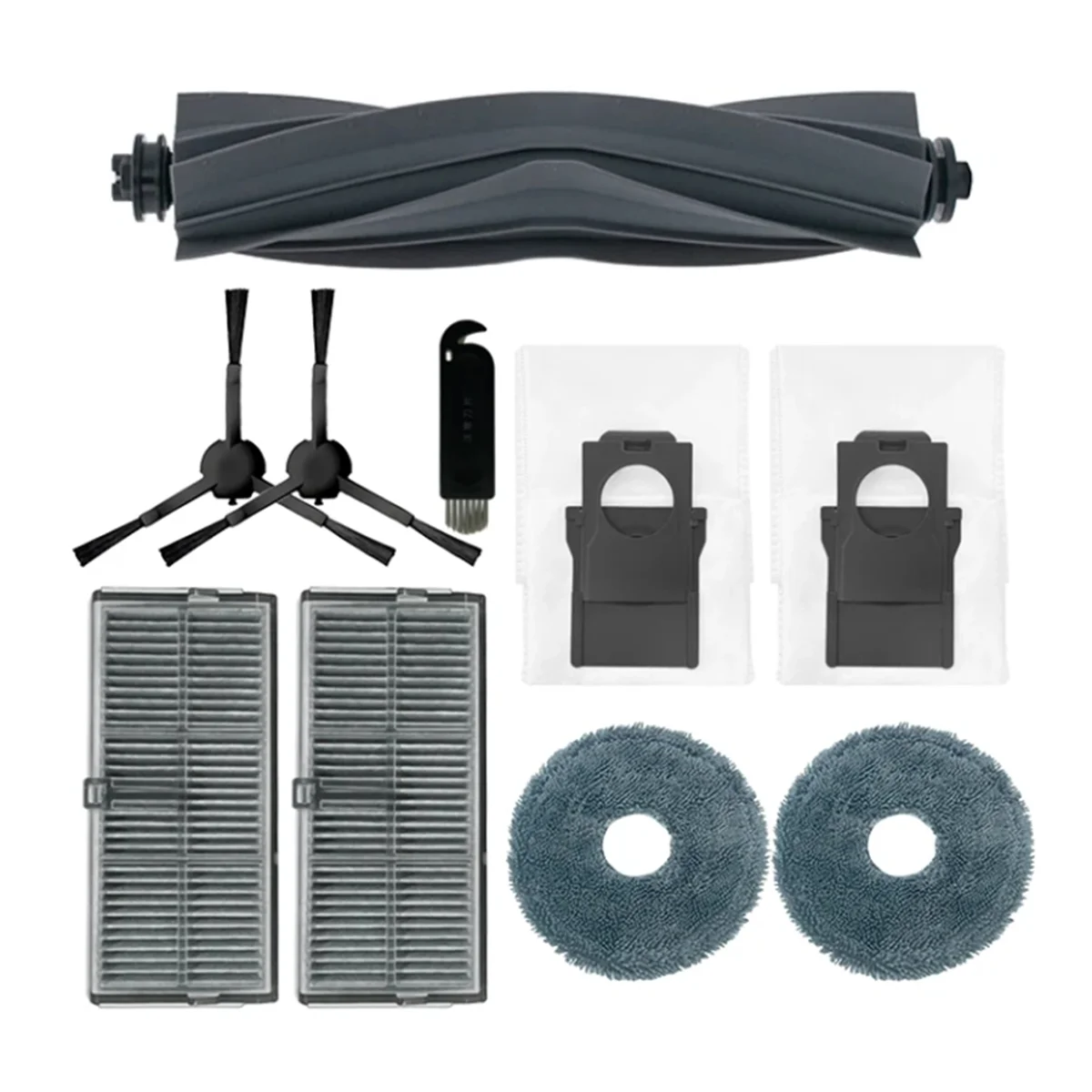 FZFZ 10PCS Replacement Parts for X30 / X30 Pro Ultra Robot Main Side Brush HEPA Filter Mop Pads Dust Bags
FZFZ 10PCS Replacement Parts for X30 / X30 Pro Ultra Robot Main Side Brush HEPA Filter Mop Pads Dust Bags