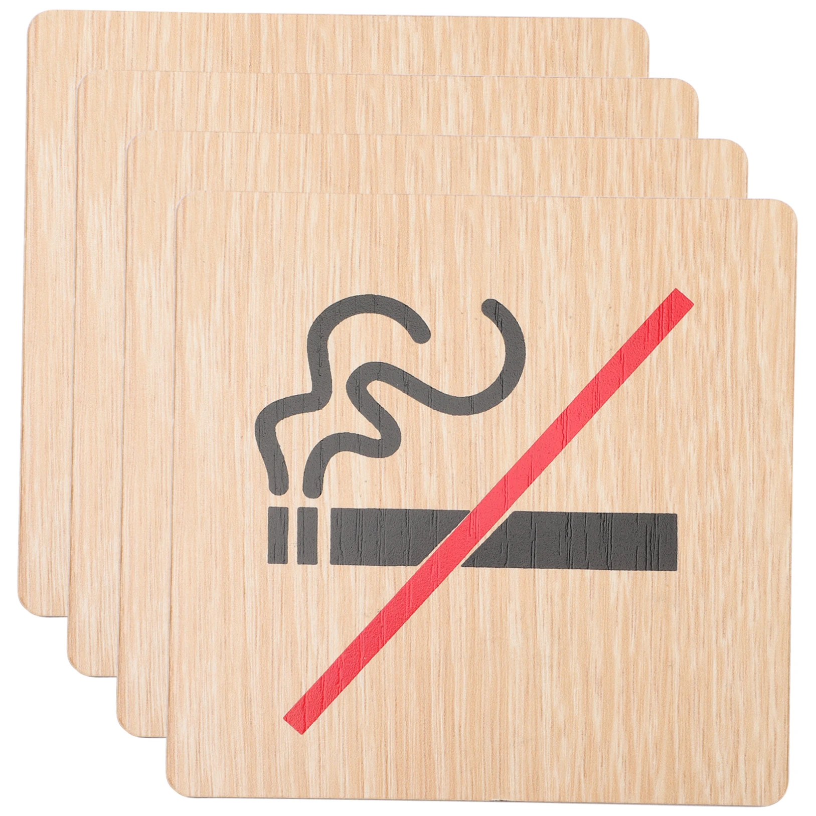 4 Pcs No Smoking Sign Wooden Gas Station Sticker Doorplate Signs Car Stickers Warning Public Non-smoking
4 Pcs No Smoking Sign Wooden Gas Station Sticker Doorplate Signs Car Stickers Warning Public Non-smoking
