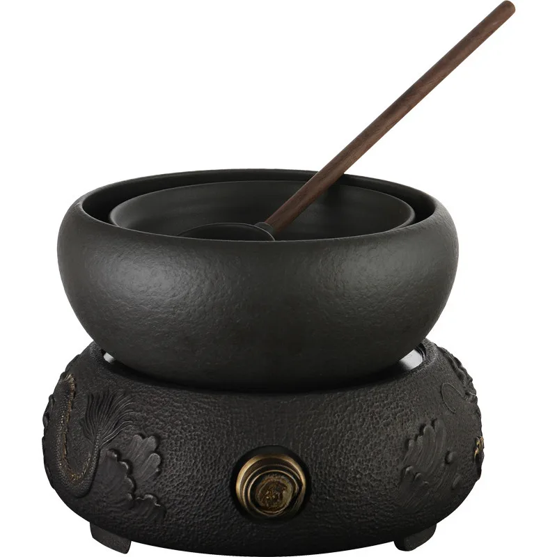 Fireplace tea maker, ancient tea set ceramic bowl, household electric ceramic stove teapot
Fireplace tea maker, ancient tea set ceramic bowl, household electric ceramic stove teapot