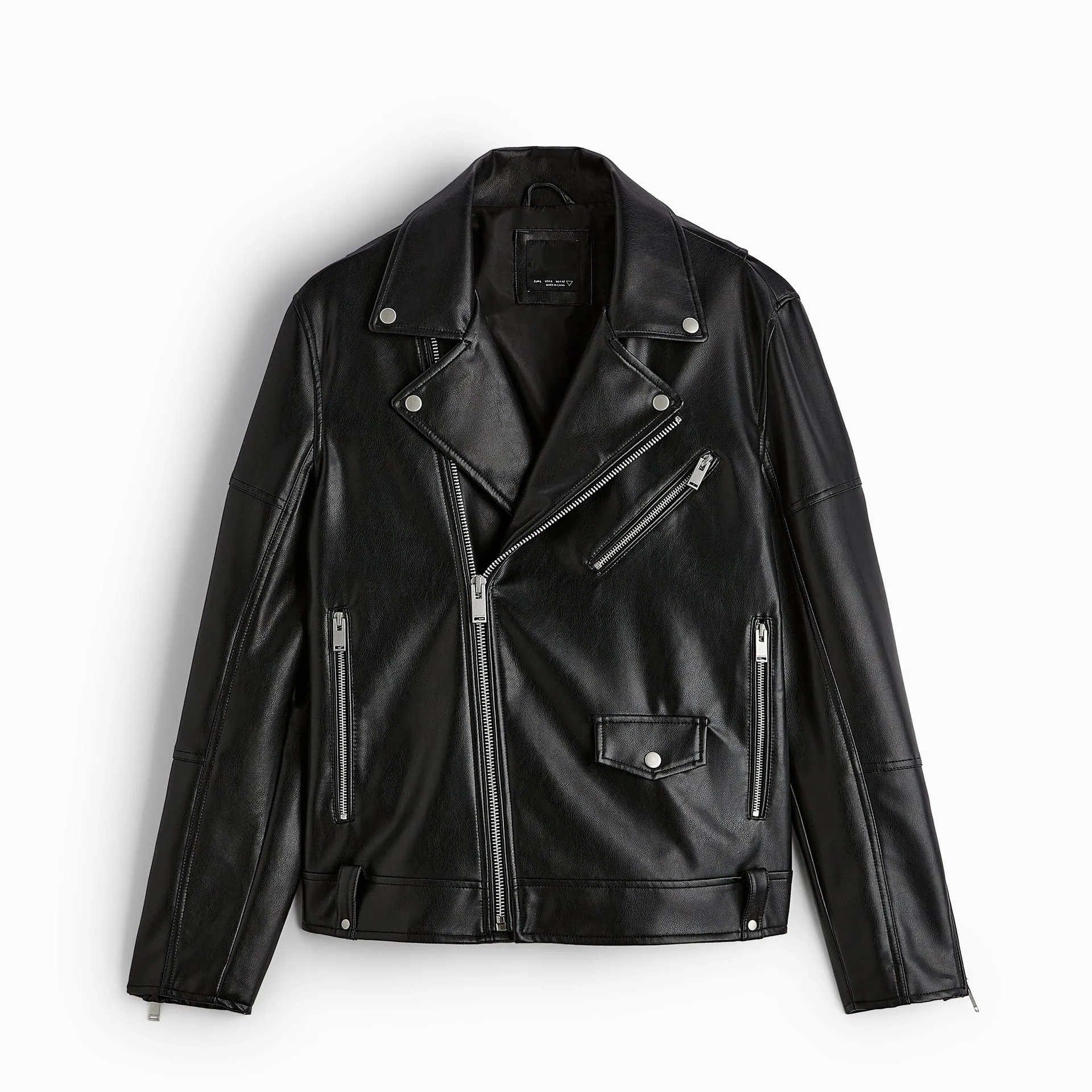 Men's Autumn New Fashion Lapel Zipper Casual PU Leather Jackets , Frontal Asymmetrical Design Imitation Leather Biker Jacket
Men's Autumn New Fashion Lapel Zipper Casual PU Leather Jackets , Frontal Asymmetrical Design Imitation Leather Biker Jacket