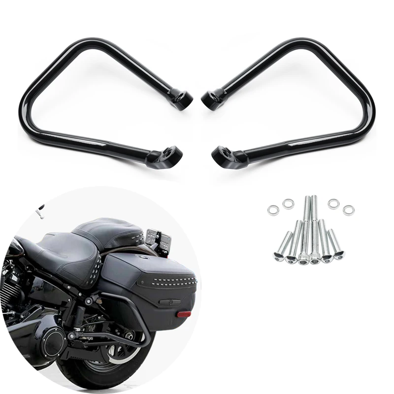Motorcycle Rear Bolt-on Saddlebag Guard Crash Bar for Harley 2018-Up Softail Heritage Classic FLHC FLHCS and 2024-Up FLI Models
Motorcycle Rear Bolt-on Saddlebag Guard Crash Bar for Harley 2018-Up Softail Heritage Classic FLHC FLHCS and 2024-Up FLI Models