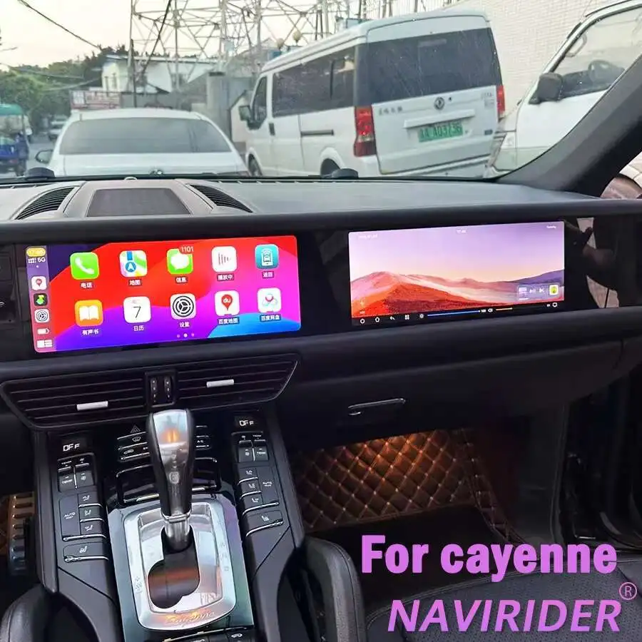 12,3-дюймовый + 12,3-дюймовый 12 + 256 Android Carplay для Porsche Cayenne 2010-2016, обновленный интерактивный мультимедийный видеоплеер с двойным экраном
12,3-дюймовый + 12,3-дюймовый 12 + 256 Android Carplay для Porsche Cayenne 2010-2016, обновленный интерактивный мультимедийный видеоплеер с двойным экраном