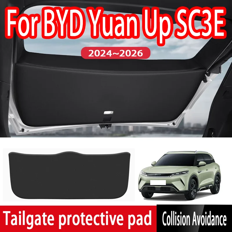 Для BYD Yuan Up SC3E 2024 ~ 2026 2025 защитная накладка на багажник автомобиля, защита от грязи, водонепроницаемая задняя панель, защитный коврик, аксессуары
Для BYD Yuan Up SC3E 2024 ~ 2026 2025 защитная накладка на багажник автомобиля, защита от грязи, водонепроницаемая задняя панель, защитный коврик, аксессуары