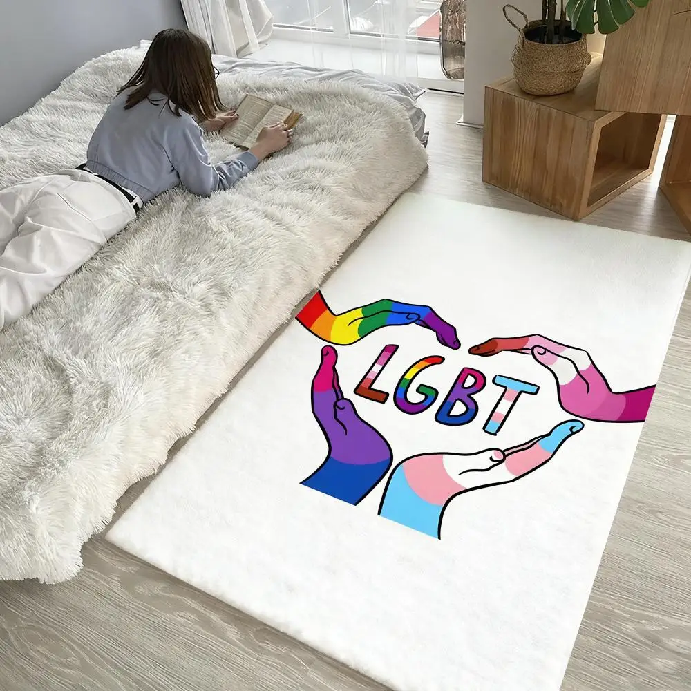 Floor Mat Soft Thickened Non-Slip Door Mat for Living Room Home Decor Flannel Rugs LGBTs Rainbow Love asexuality
Floor Mat Soft Thickened Non-Slip Door Mat for Living Room Home Decor Flannel Rugs LGBTs Rainbow Love asexuality
